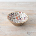 Wooden Bowl with Autumnal Design 17cm
