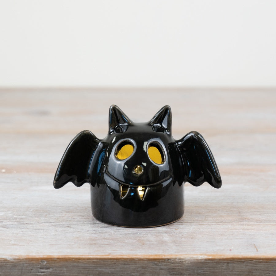 LED Black Cat Ornament - 12.9cm