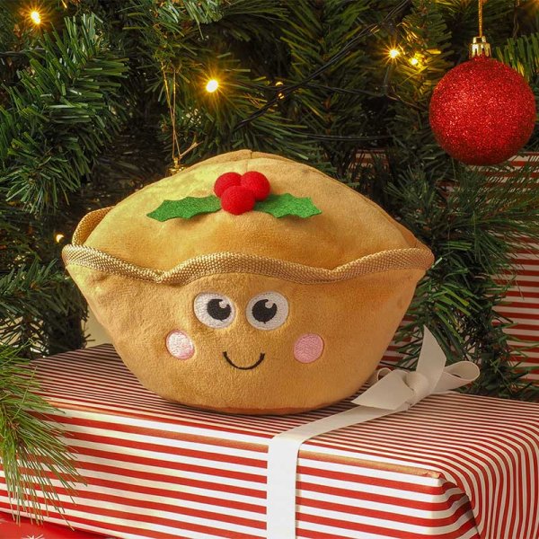 Zoon Christmas Mince PiePal Dog Toy - Extra Strong