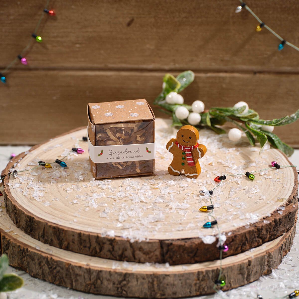 Christmas Tiny World Resin Gingerbread Keepsake With Gift Box