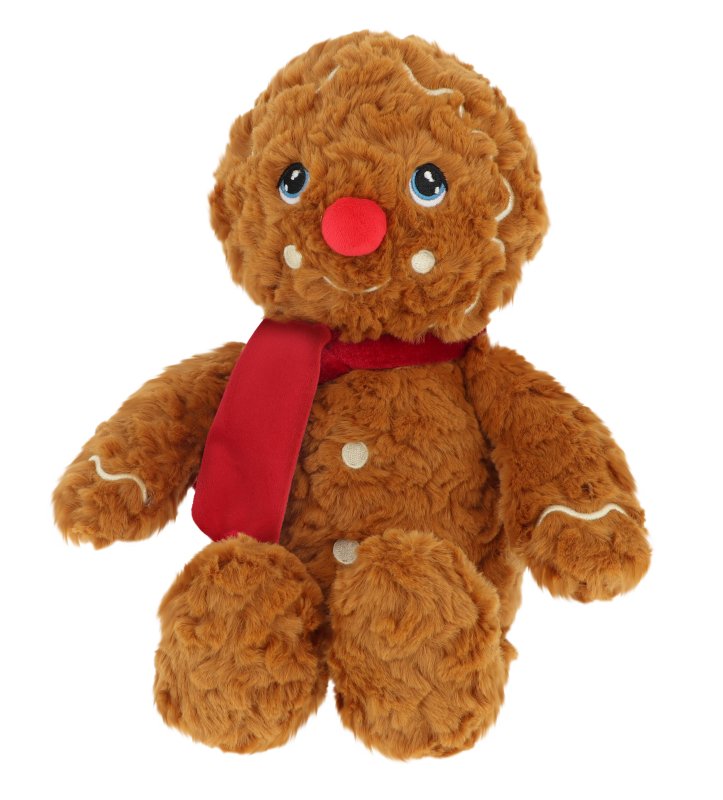 Keel Toys - Keeleco Christmas Gingerbread Man Cuddly Toy - 20cm