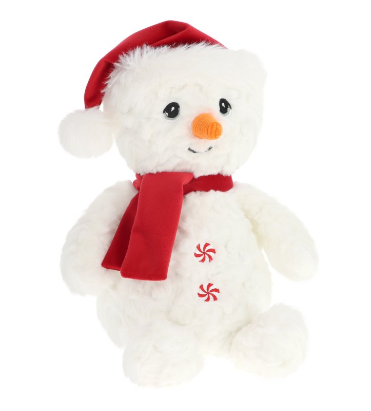 Keel Toys - Keeleco Christmas Snowman Cuddly Toy - 25cm