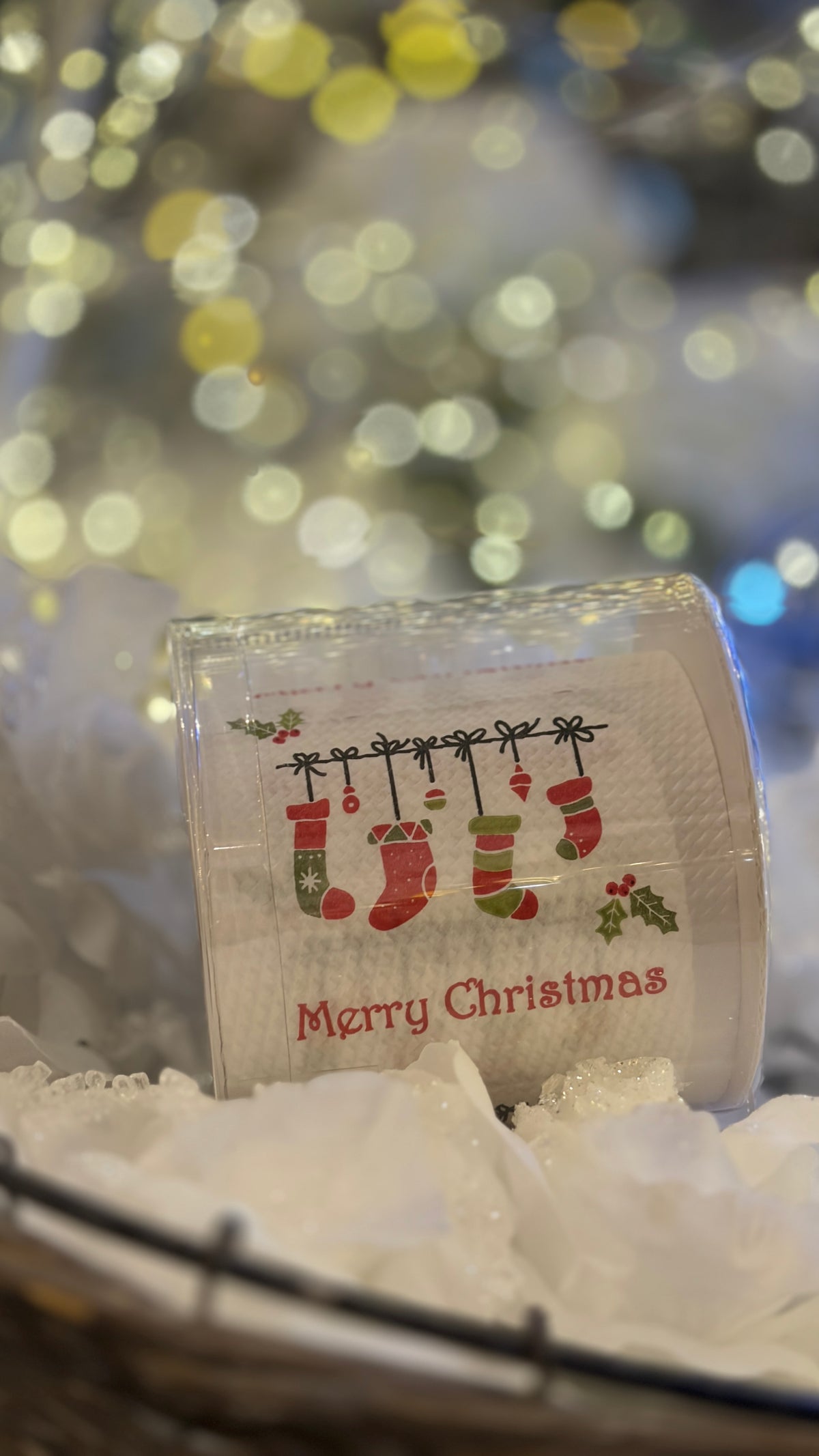 Christmas Printed Toilet Roll – Merry Christmas