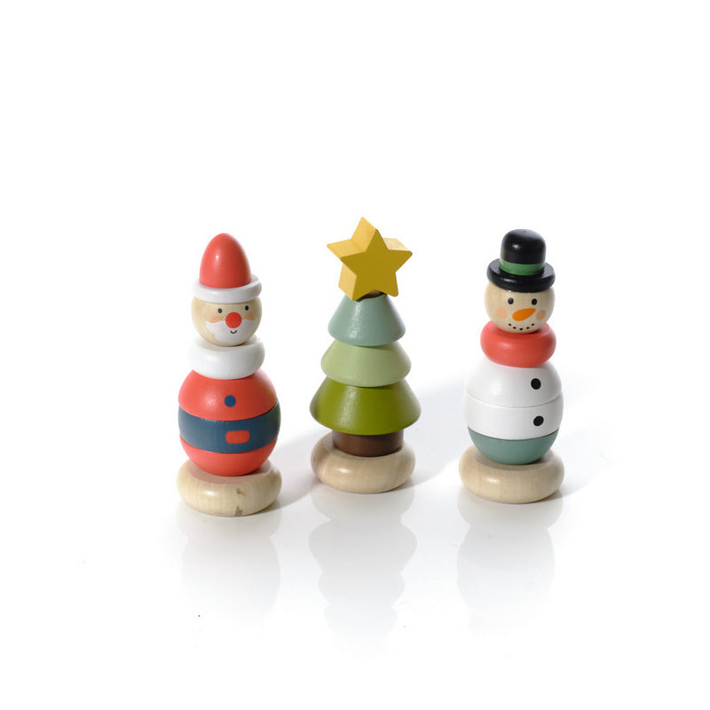 Christmas Wooden Stacking Toy Age 10 Month+