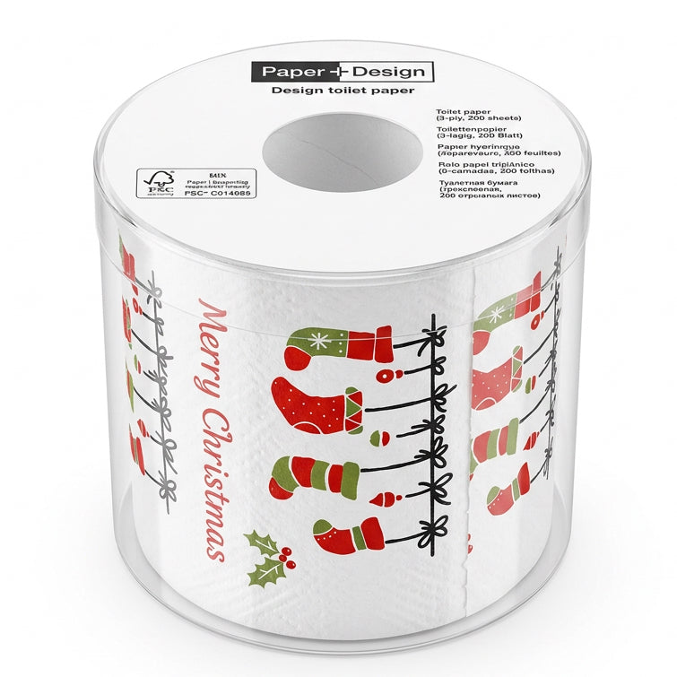 Christmas Printed Toilet Roll – Merry Christmas