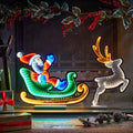 Santa's Sleigh Infinity Light - 75cm