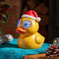 Blinking Duckling with Santa Hat
