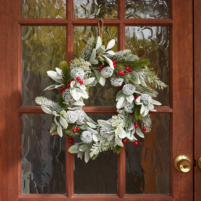 Frosty Berry Wreath - 40cm