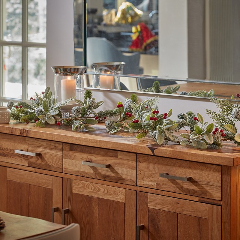 Frosty Berry Garland - 1.8m