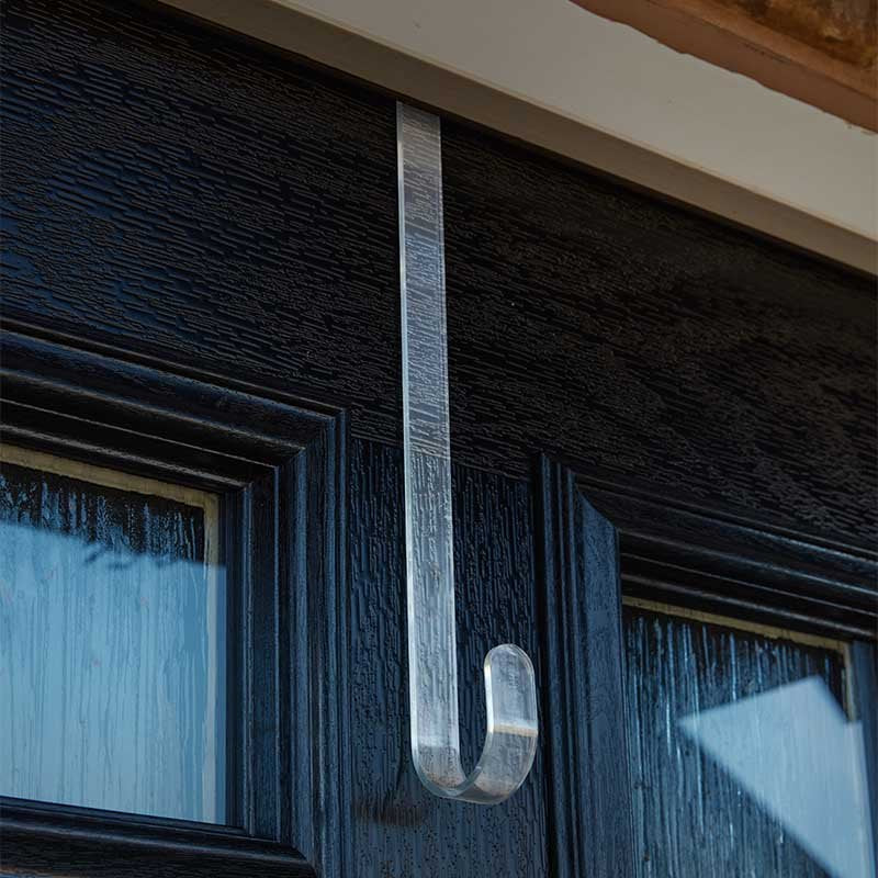 Silver Door Wreath Hanger