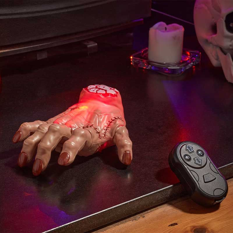 Animated Moving Horror Hand with Remote Control