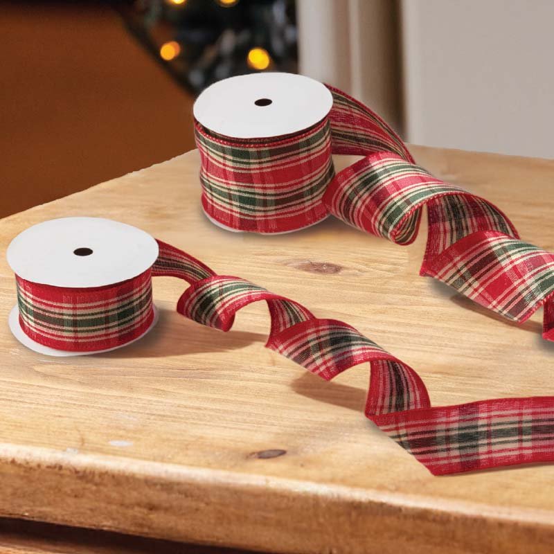 Checked Premium Ribbon 3m - 63mm