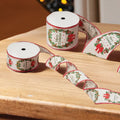 Merry Wreath Premium Ribbon - 38mm