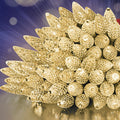 Premier Warm White Pinecone C6 LED Multi Action with Timer Function - Set of 150