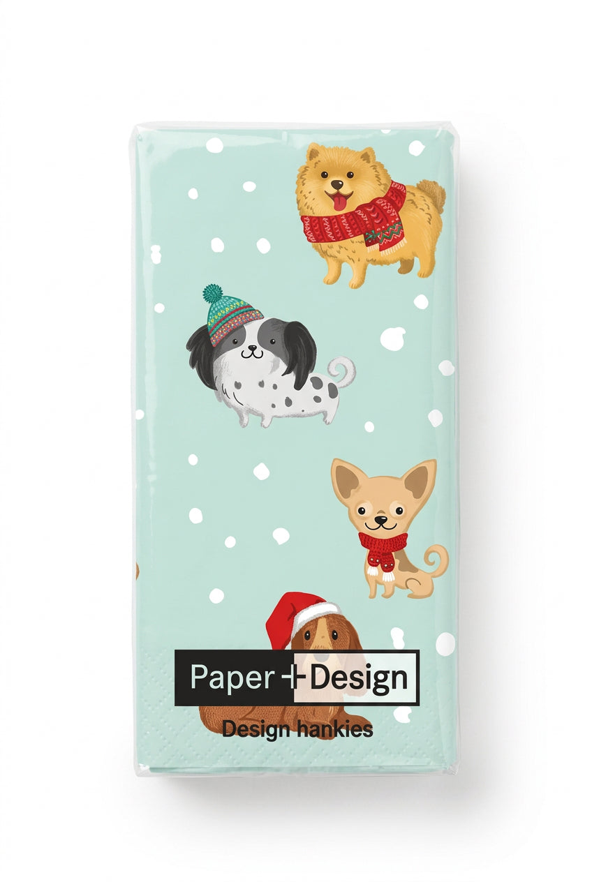 Christmas Printed Tissues – Merry Dogs