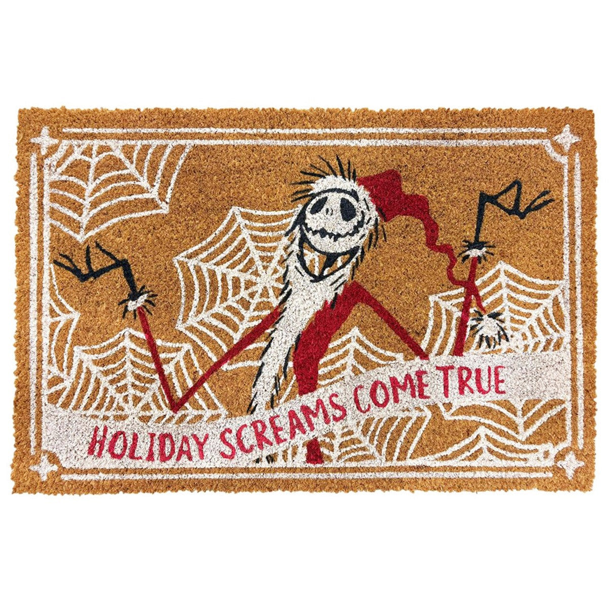 Disney Jack Skellington Holiday Screams Coir Doormat