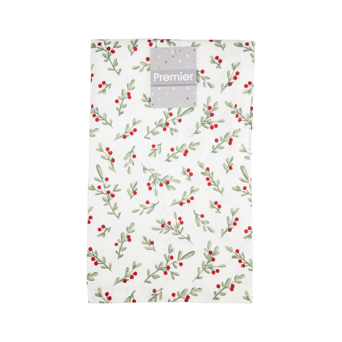 Christmas Adult Holly & Red Berry Apron