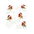 Glitter Robin with Branches Window Sticker - 35cm