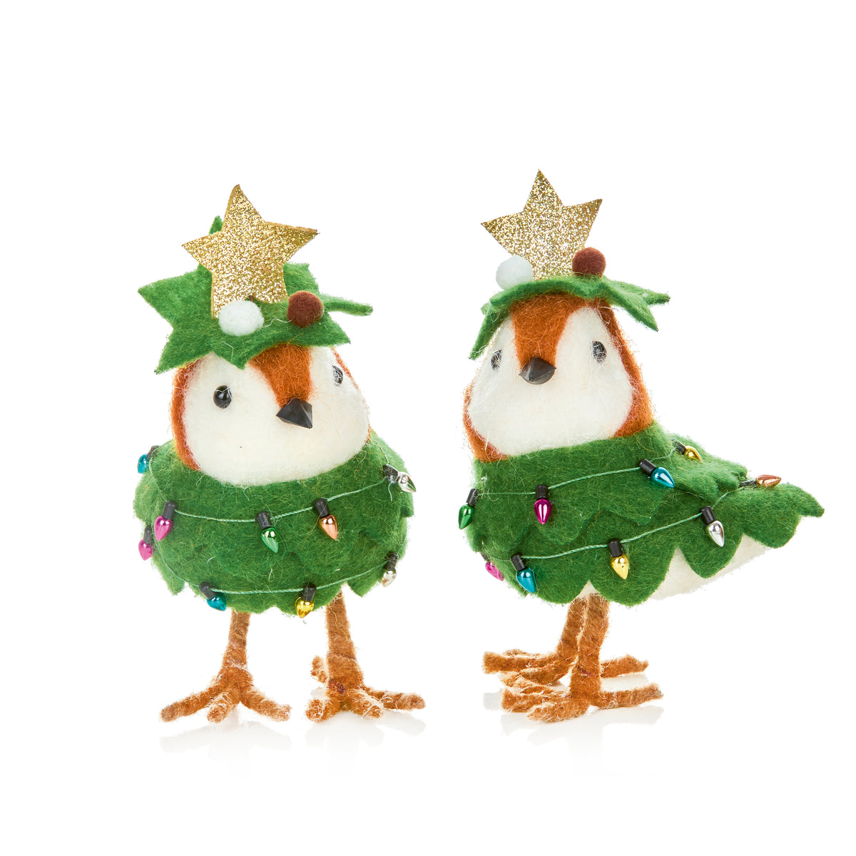 Robin Christmas Tree Plush - 14cm