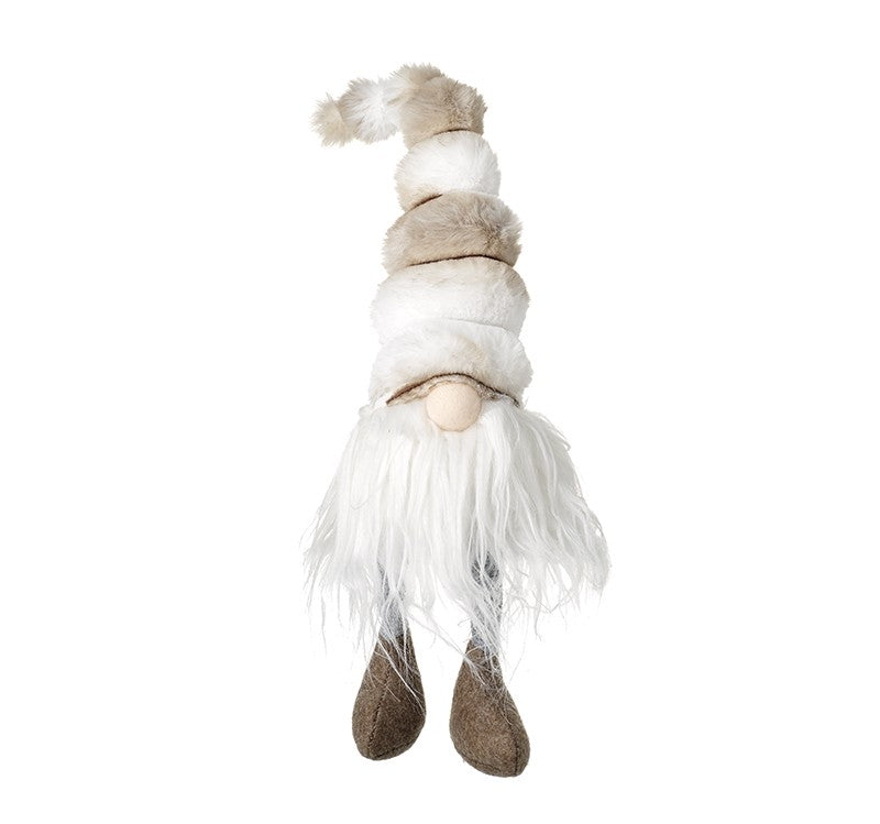 Cream and Brown Fur Hat Gonk - 40cm