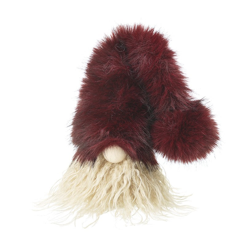 Bearded Gonk in Burgundy Floppy Hat - 15cm
