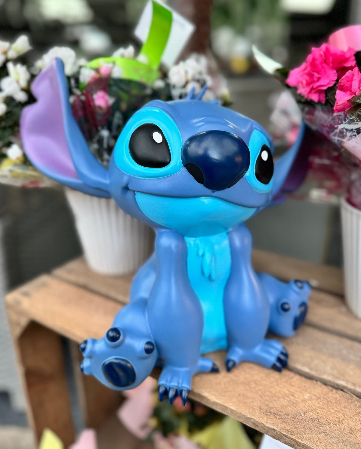 Disney Stitch Statement Garden Ornament Statue Large 30cm