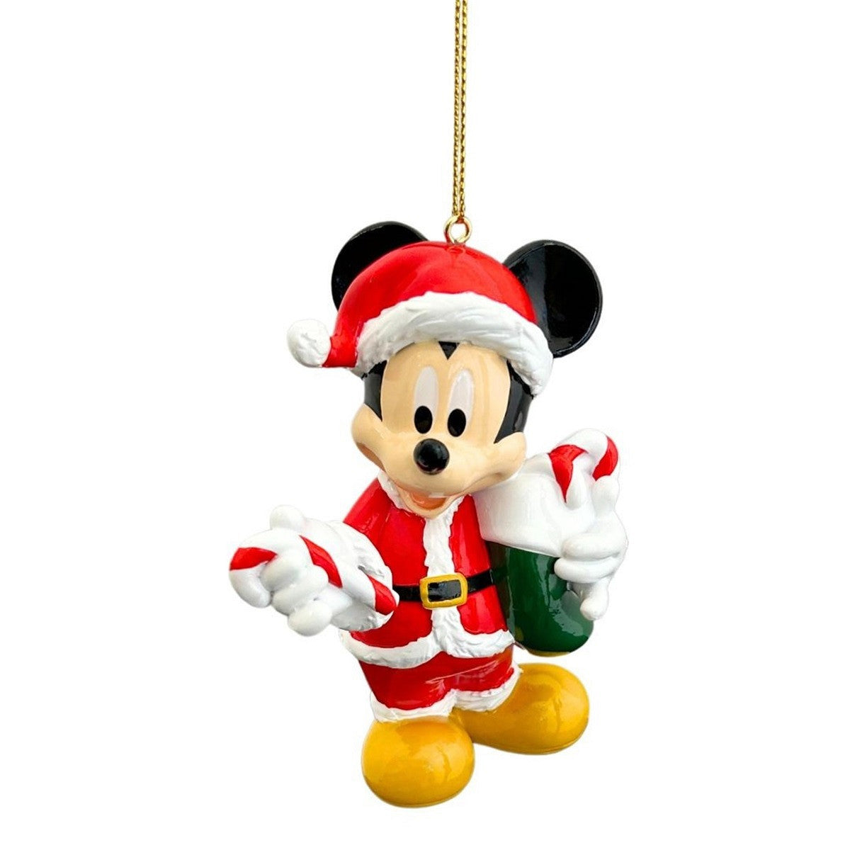 Disney Mickey Mouse in Santa Costume Christmas Bauble
