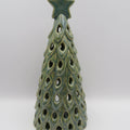 Green Tree T-Light Holder - 27cm