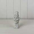 Glazed Ceramic Nutcracker Ornament With Textured Detail - 15cm