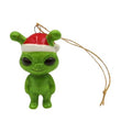 Alien in Santa Hat Bauble - 7cm