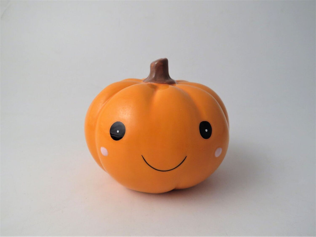 Halloween Pumpkin with Smiley Face Ornament
