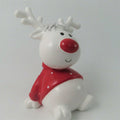 Large Sitting Reindeer