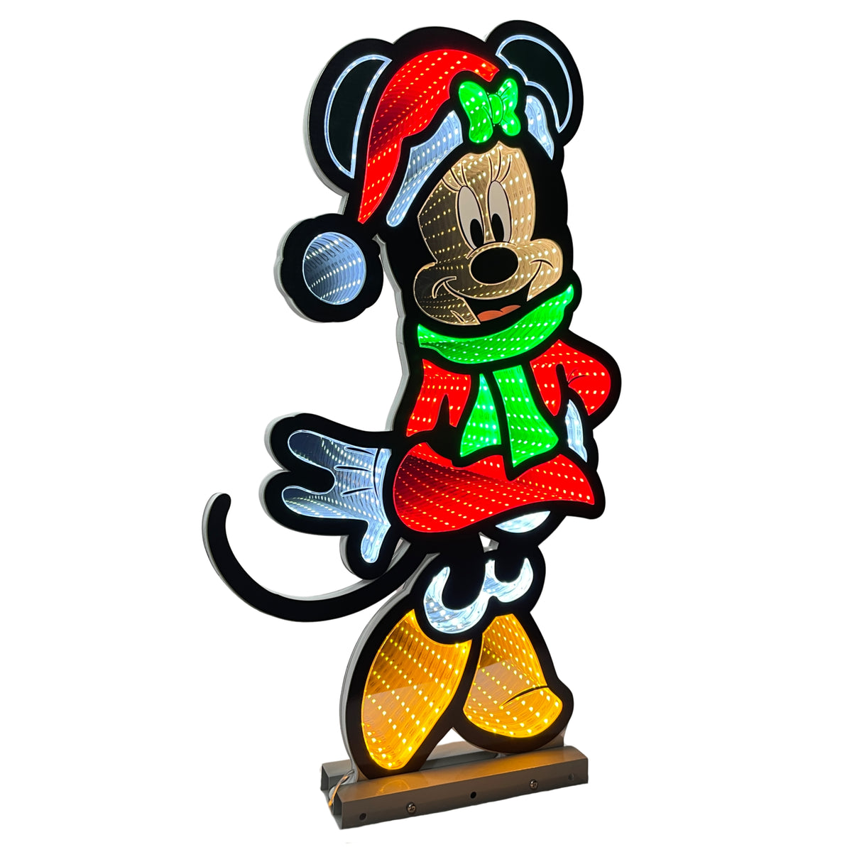 Disney Christmas Minnie Mouse Infinity Mirror Light 40cm