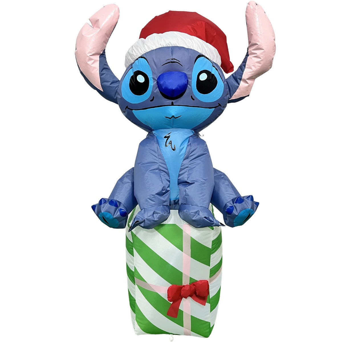 Disney Stitch on Present Inflatable Christmas Decoration with Lights