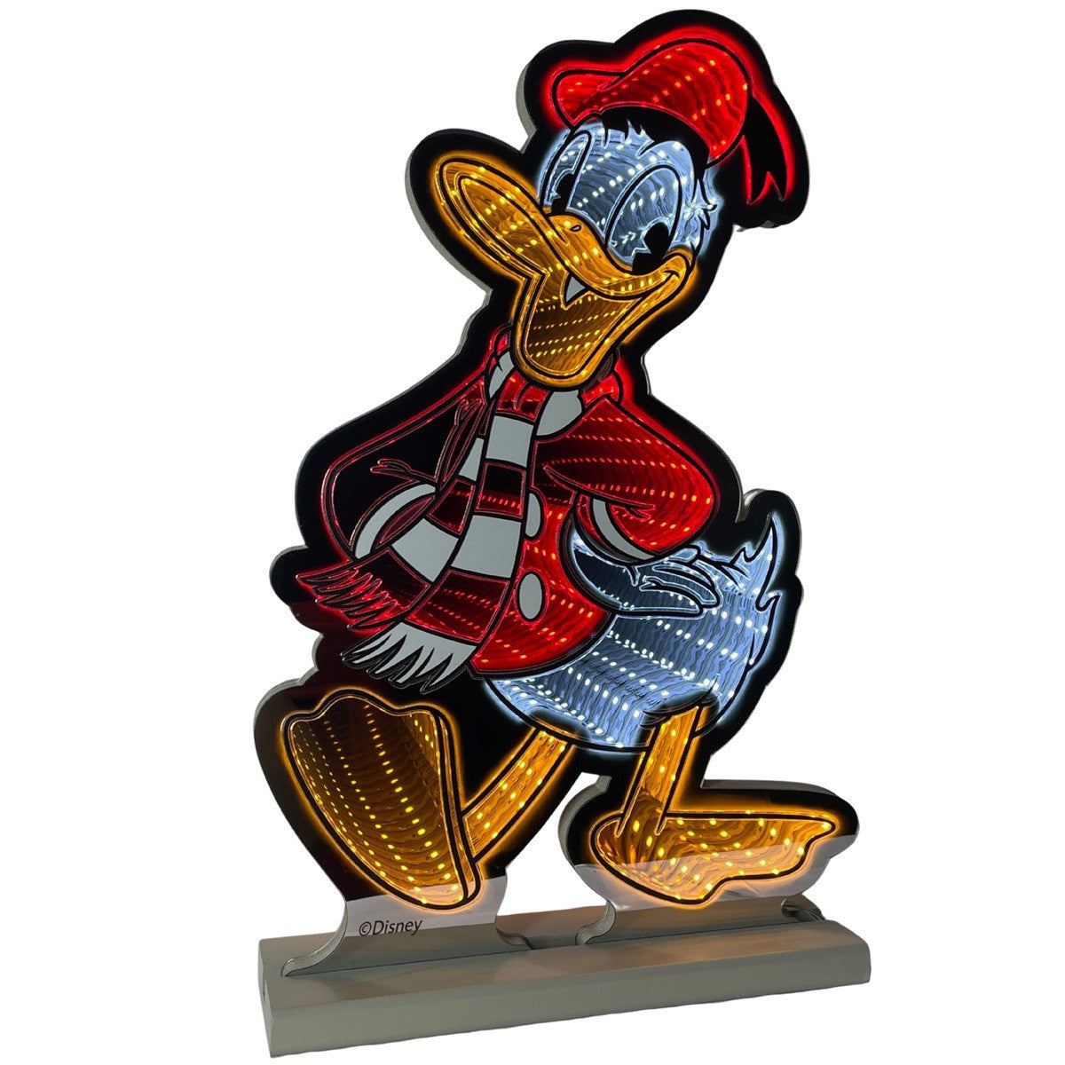 Disney Christmas Donald Duck Infinity Mirror Light 40cm
