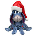 Disney Christmas Eeyore with Santa Hat Statue