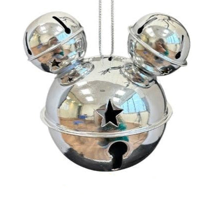 Disney Mickey Mouse Ears Bell Christmas Bauble