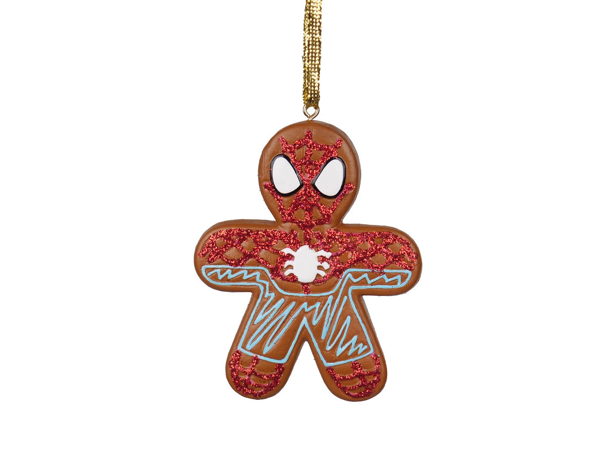 Disney Marvel Spiderman Gingerbread Christmas Bauble