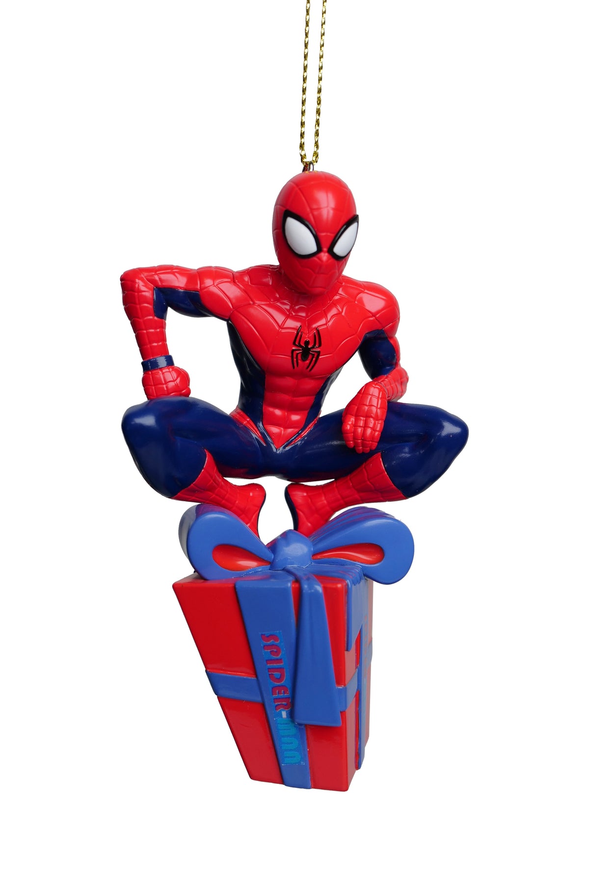 Disney Marvel Spiderman 3D on Present Christmas Bauble