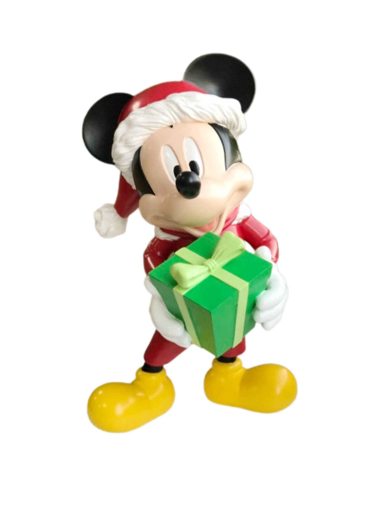 Disney X-Large Christmas Mickey Mouse Santa with Present Garden Statue 48.5cm