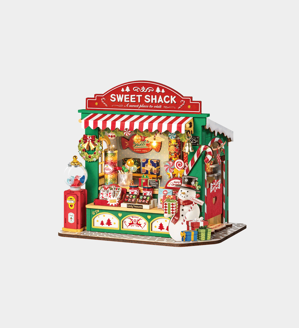 Rolife Christmas Candy Stand DIY Miniature House