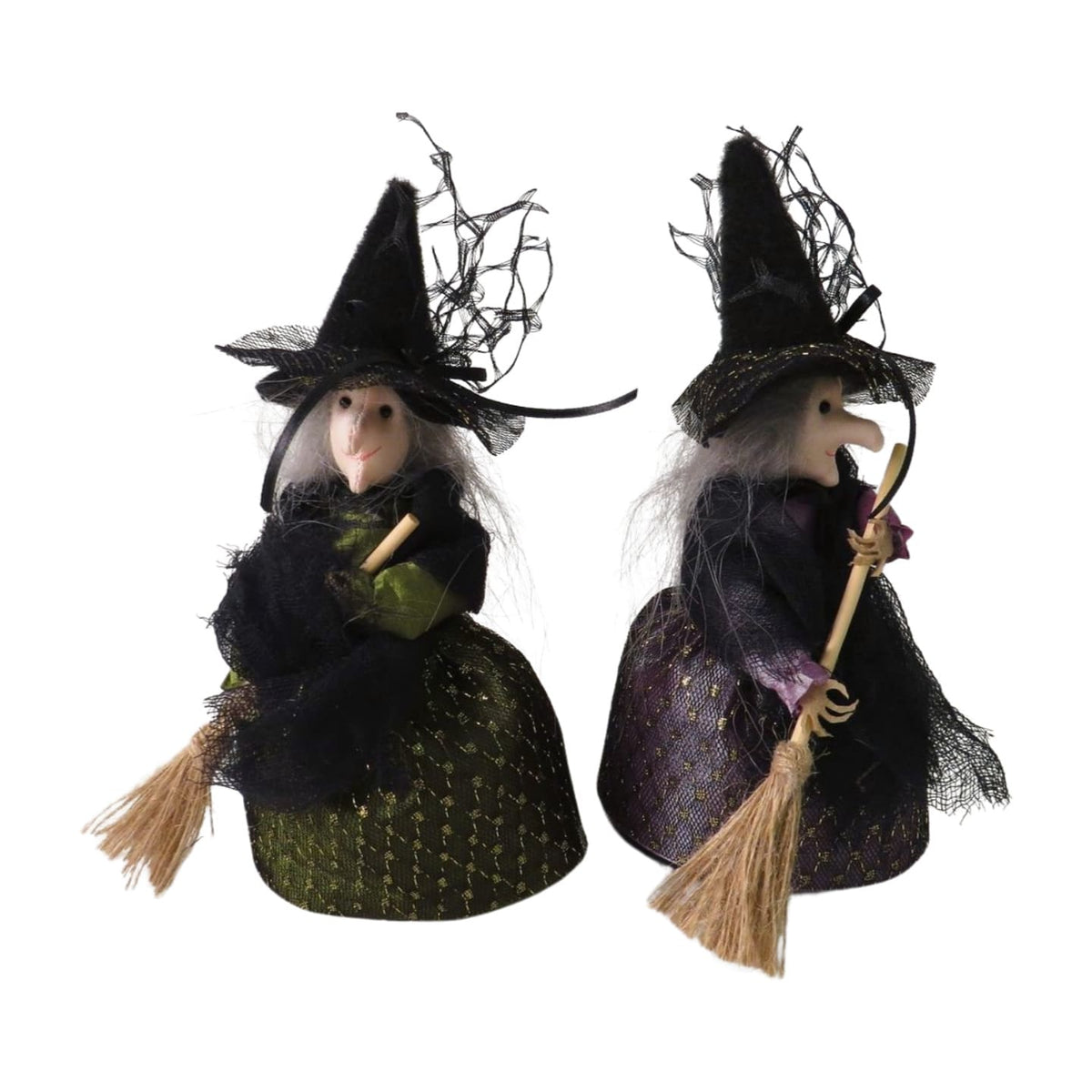 Standing Witch Ornament Single - 20cm