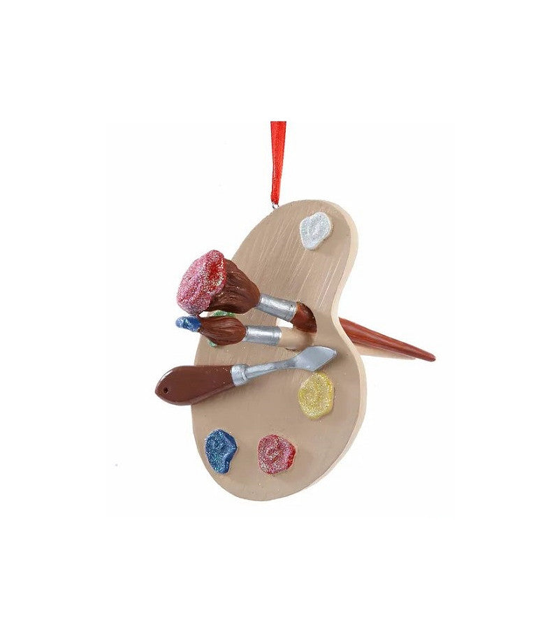 Artist's Paint Palette Christmas Bauble