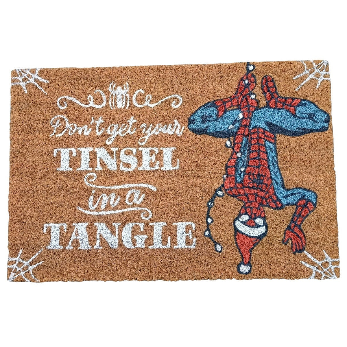 Disney Marvel Spider-Man Tinsel Coir Doormat