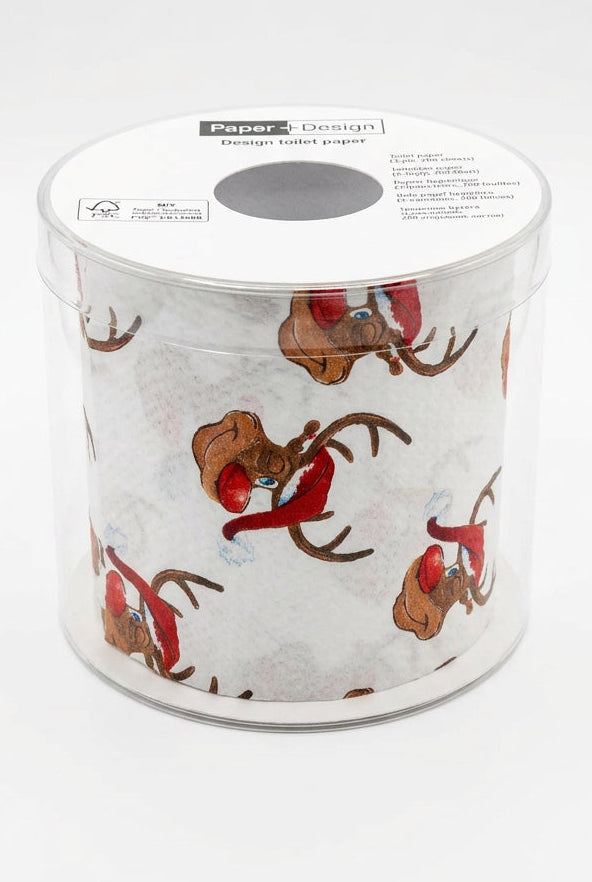 Christmas Printed Toilet Roll – Rudolph