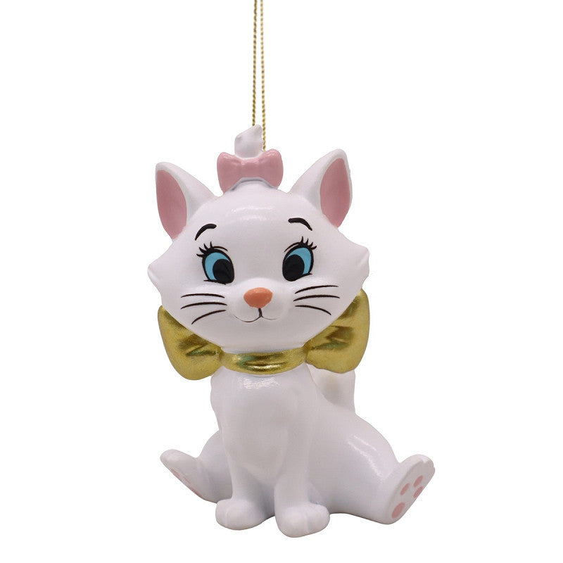 Disney Marie Cat in Golden Bow Christmas Bauble