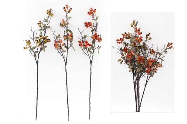 Autumnal Coloured Artificial Berry Spray 79cm