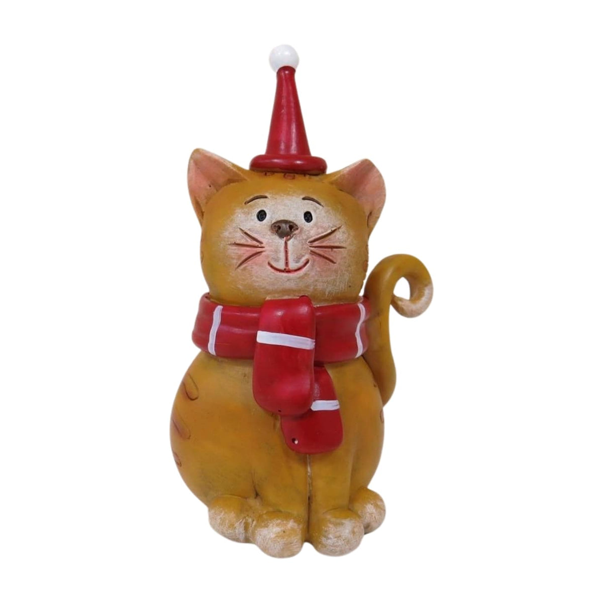 Sitting Cat Christmas Ornament - 9.5cm