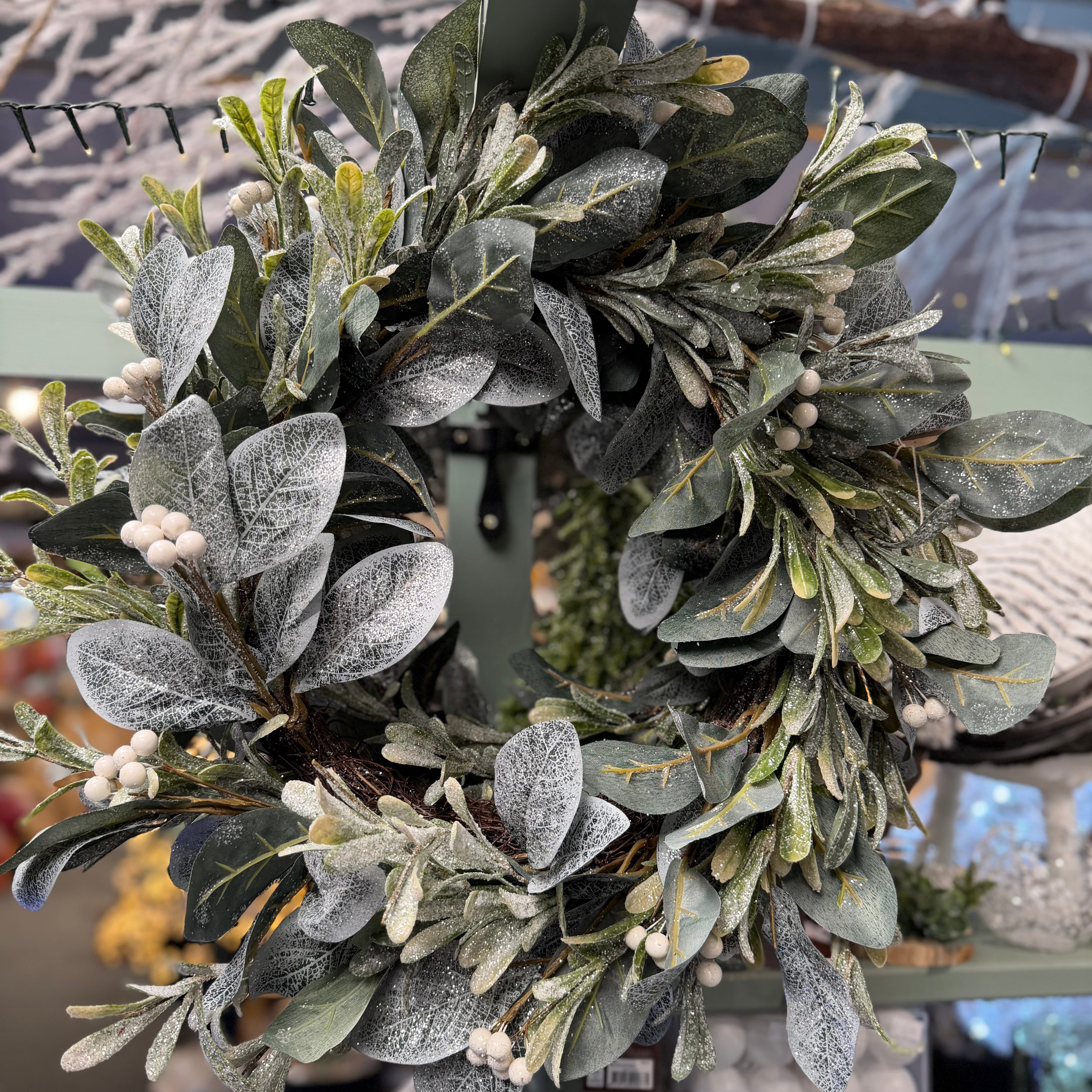 Frosted Eucalyptus Wreath