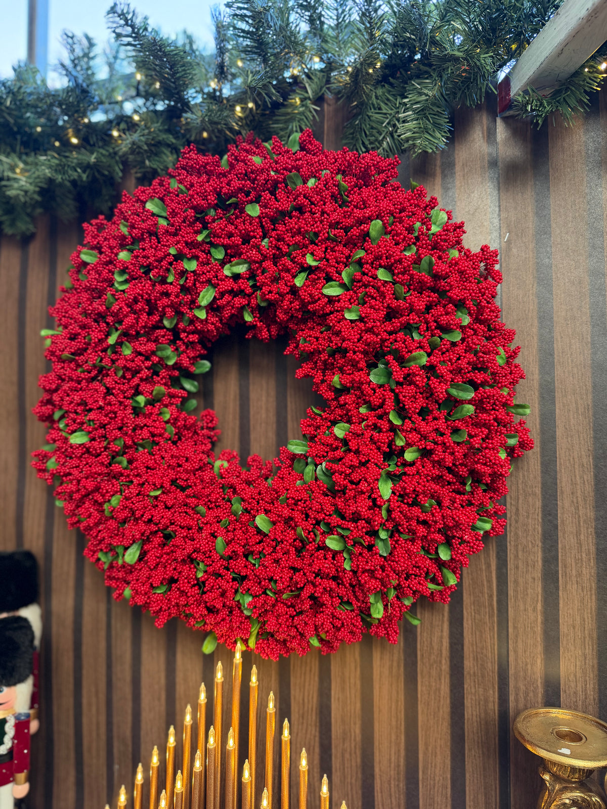 X-Large Red Berry Bonanza Wreath - 60cm